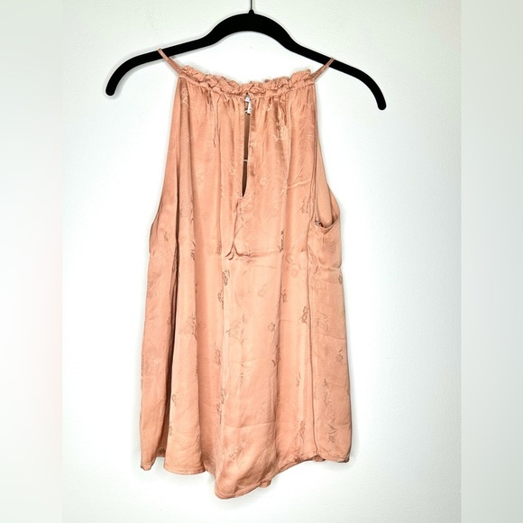 Woman’s Joie Golden Brown Trapeze Tank Top Halter New M Blouse - Picture 1 of 8